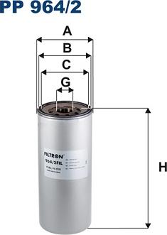 Filtron PP964/2 - Горивен филтър vvparts.bg