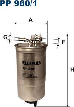 Filtron PP960/1 - Горивен филтър vvparts.bg