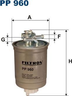 Filtron PP960 - Горивен филтър vvparts.bg