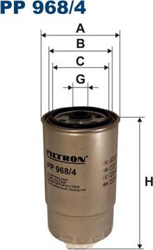 Filtron PP968/4 - Горивен филтър vvparts.bg