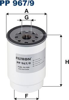 Filtron PP 967/9 - Горивен филтър vvparts.bg