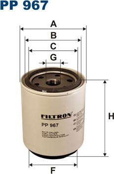 Filtron PP967 - Горивен филтър vvparts.bg