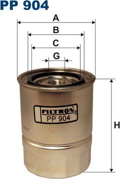 Filtron PP904 - Горивен филтър vvparts.bg