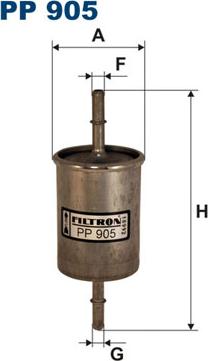 Filtron PP905 - Горивен филтър vvparts.bg