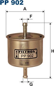 Filtron PP902 - Горивен филтър vvparts.bg