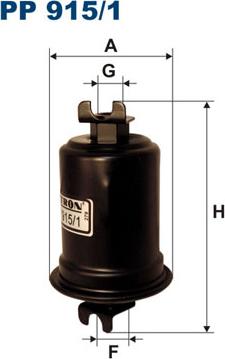 Filtron PP915/1 - Горивен филтър vvparts.bg