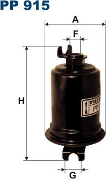 Filtron PP915 - Горивен филтър vvparts.bg