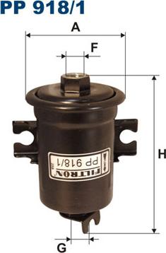 Filtron PP918/1 - Горивен филтър vvparts.bg