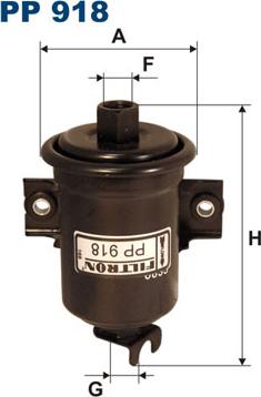 Filtron PP918 - Горивен филтър vvparts.bg