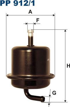 Filtron PP912/1 - Горивен филтър vvparts.bg