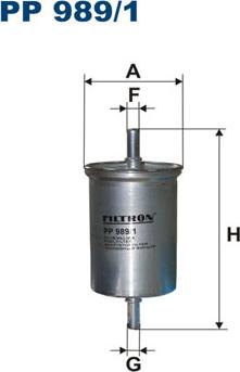 Filtron PP989/1 - Горивен филтър vvparts.bg