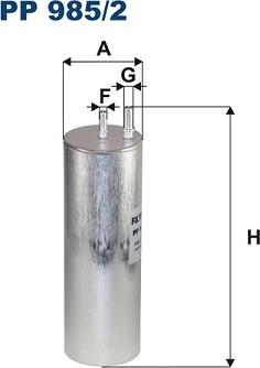 Filtron PP985/2 - Горивен филтър vvparts.bg