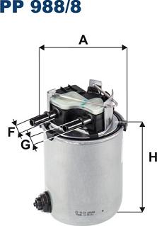 Filtron PP 988/8 - Горивен филтър vvparts.bg