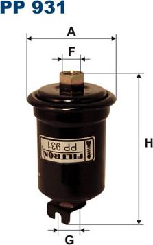 Filtron PP931 - Горивен филтър vvparts.bg