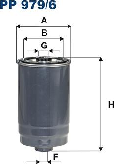 Filtron PP 979/6 - Горивен филтър vvparts.bg