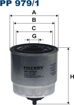 Filtron PP979/1 - Горивен филтър vvparts.bg