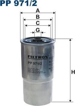 Filtron PP971/2 - Горивен филтър vvparts.bg