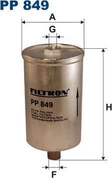 Filtron PP849 - Горивен филтър vvparts.bg