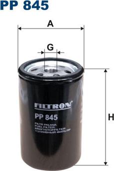 Filtron PP845 - Горивен филтър vvparts.bg