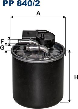 Filtron PP840/2 - Горивен филтър vvparts.bg