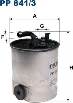 Filtron PP841/3 - Горивен филтър vvparts.bg