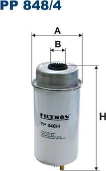 Filtron PP848/4 - Горивен филтър vvparts.bg