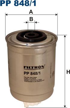 Filtron PP848/1 - Горивен филтър vvparts.bg