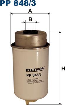 Filtron PP848/3 - Горивен филтър vvparts.bg