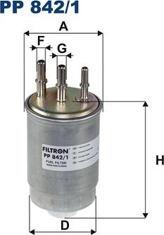 Filtron PP 842/1 - Горивен филтър vvparts.bg