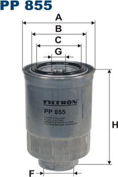 Filtron PP855 - Горивен филтър vvparts.bg