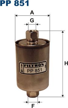 Filtron PP851 - Горивен филтър vvparts.bg