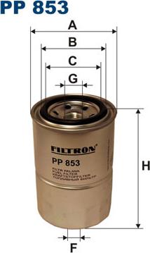 Filtron PP853 - Горивен филтър vvparts.bg