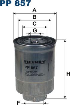 Filtron PP857 - Горивен филтър vvparts.bg