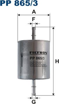 Filtron PP865/3 - Горивен филтър vvparts.bg
