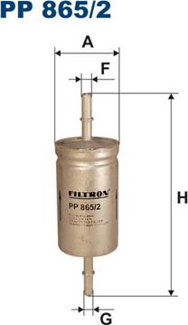 Filtron PP865/2 - Горивен филтър vvparts.bg