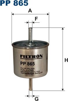 Filtron PP865 - Горивен филтър vvparts.bg