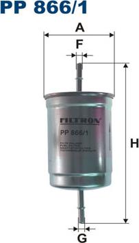 Filtron PP866/1 - Горивен филтър vvparts.bg