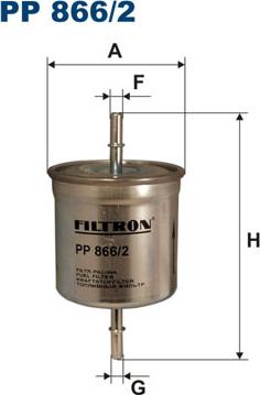 Filtron PP866/2 - Горивен филтър vvparts.bg