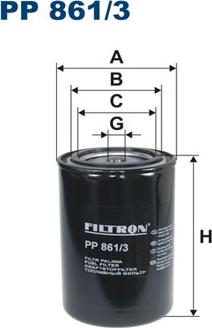 Filtron PP861/3 - Горивен филтър vvparts.bg