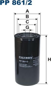 Filtron PP861/2 - Горивен филтър vvparts.bg