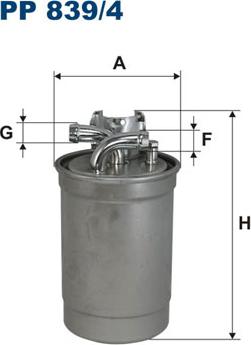 Filtron PP839/4 - Горивен филтър vvparts.bg