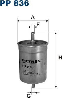 Filtron PP836 - Горивен филтър vvparts.bg