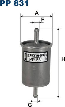 Filtron PP 831 - Горивен филтър vvparts.bg
