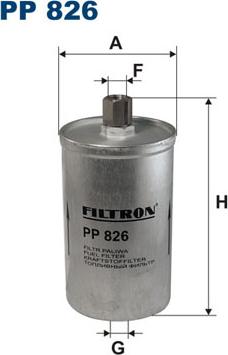 Filtron PP826 - Горивен филтър vvparts.bg