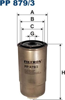 Filtron PP879/3 - Горивен филтър vvparts.bg