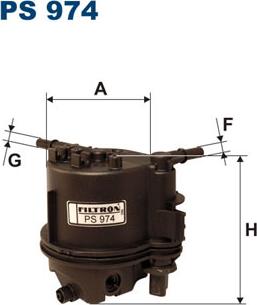 Filtron PS974 - Горивен филтър vvparts.bg