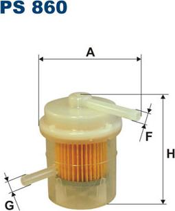 Filtron PS 860 - Горивен филтър vvparts.bg