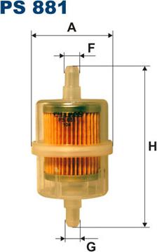 Filtron PS881 - Горивен филтър vvparts.bg