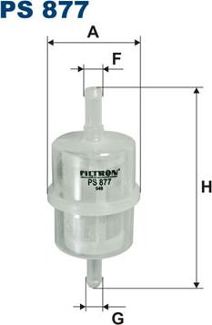 Filtron PS 877 - Горивен филтър vvparts.bg