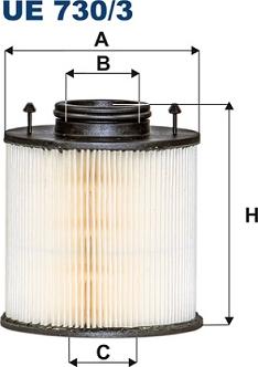 Filtron UE730/3 - Хидроксикарбамиден (урея) филтър vvparts.bg